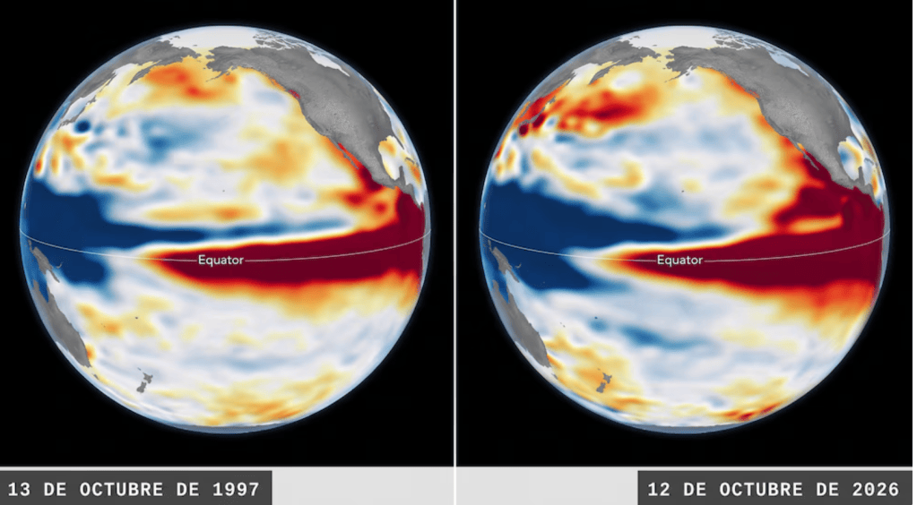 La NASA advierte que El Niño de 2026 podría superar la intensidad de episodios&nbsp;históricos